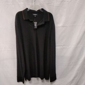 Express Men's Black Polo Shirt